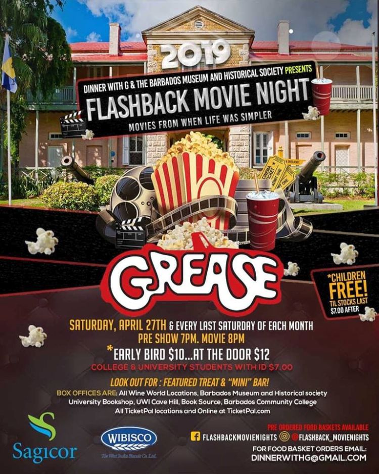 Flashback Movie Night at the Barbados Museum Grease 1978 What's On